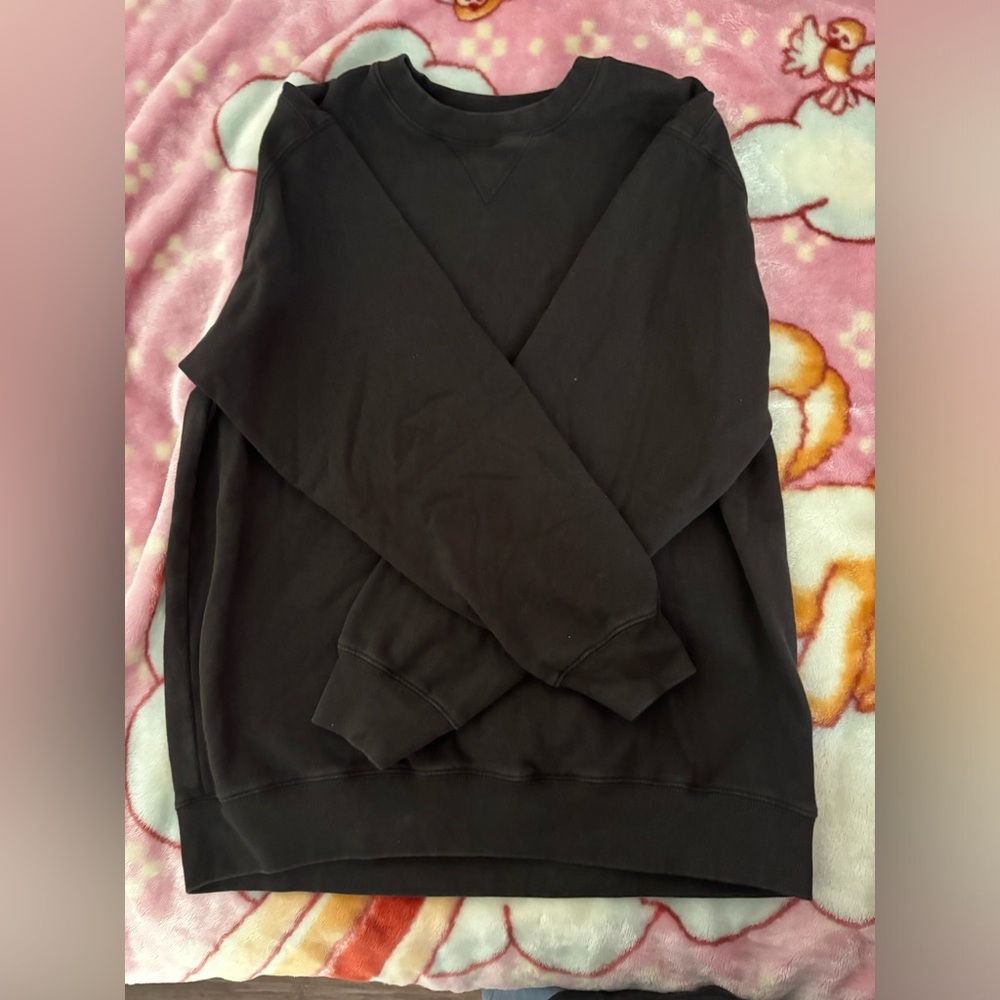 Brandy Melville black oversized sweatshirt